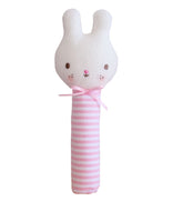 Baby Bunny Stick Rattle Pink - By Alimrose Alimrose